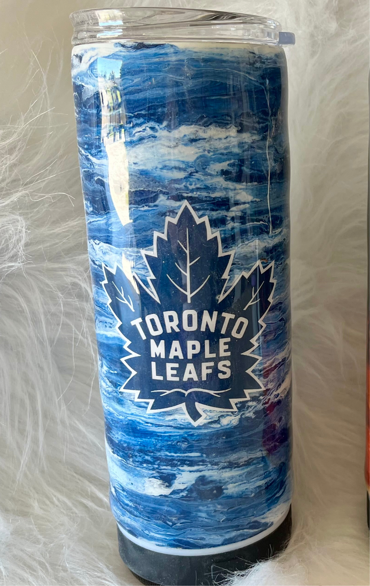 Team colors sports epoxy tumbler