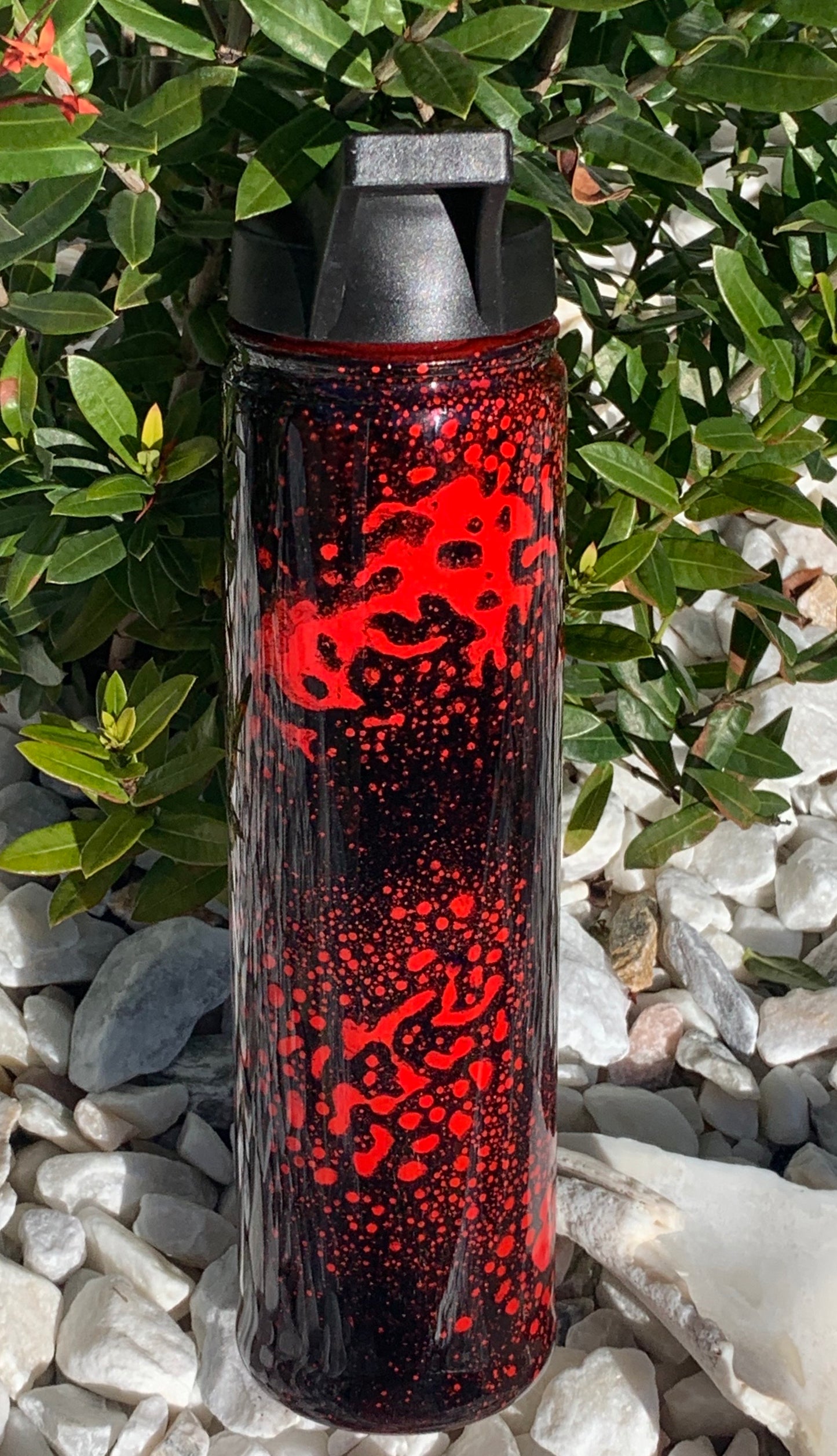 sports team power wash design epoxy tumbler