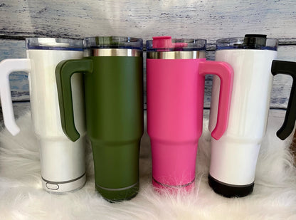 30 oz tumbler speaker with handle