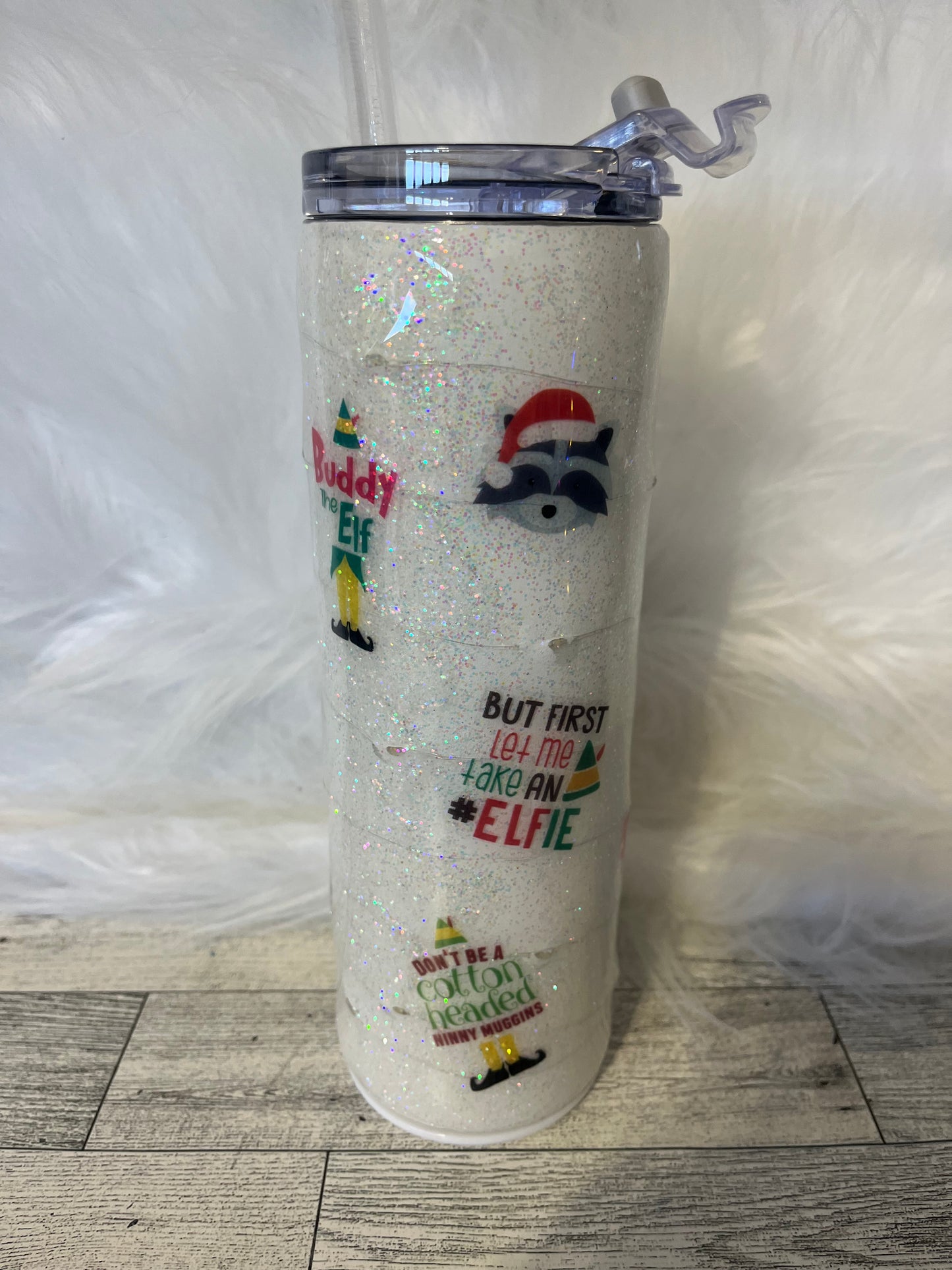 Light up Christmas epoxy tumblers
