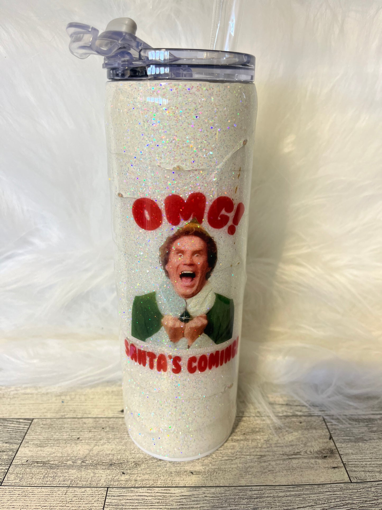 Light up Christmas epoxy tumblers