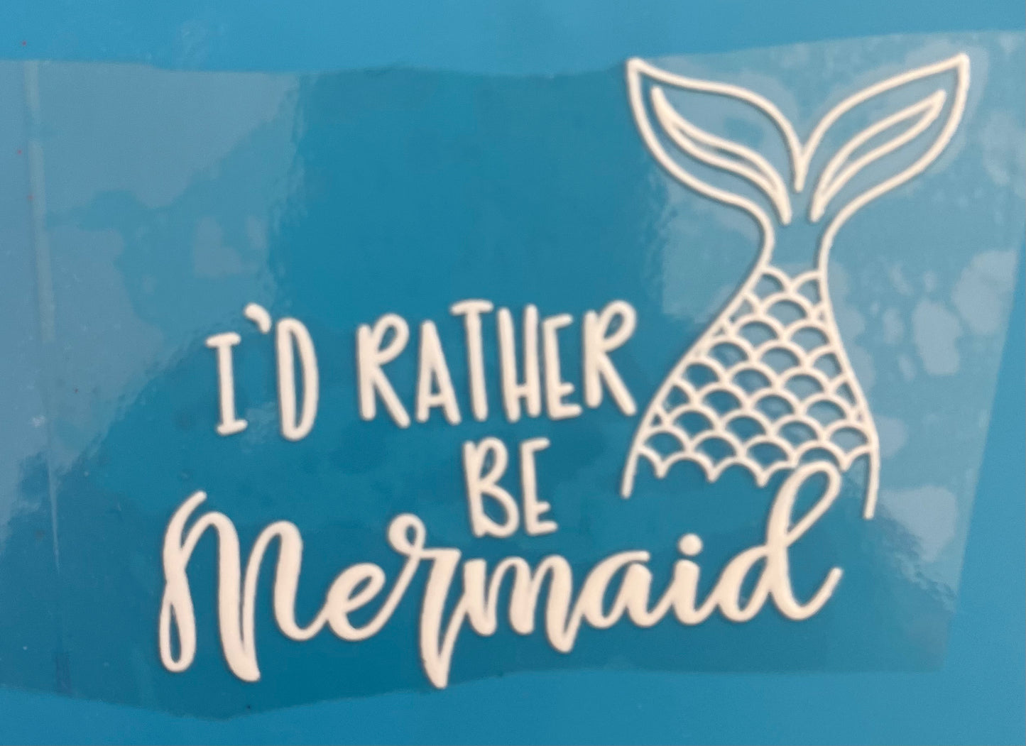 Mermaid #4 Glitter beach epoxy tumbler