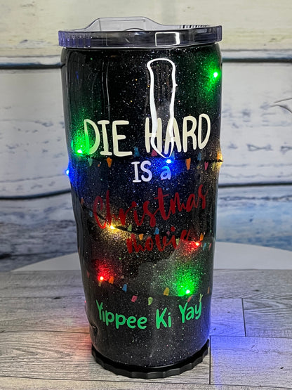 Light up Christmas epoxy tumblers