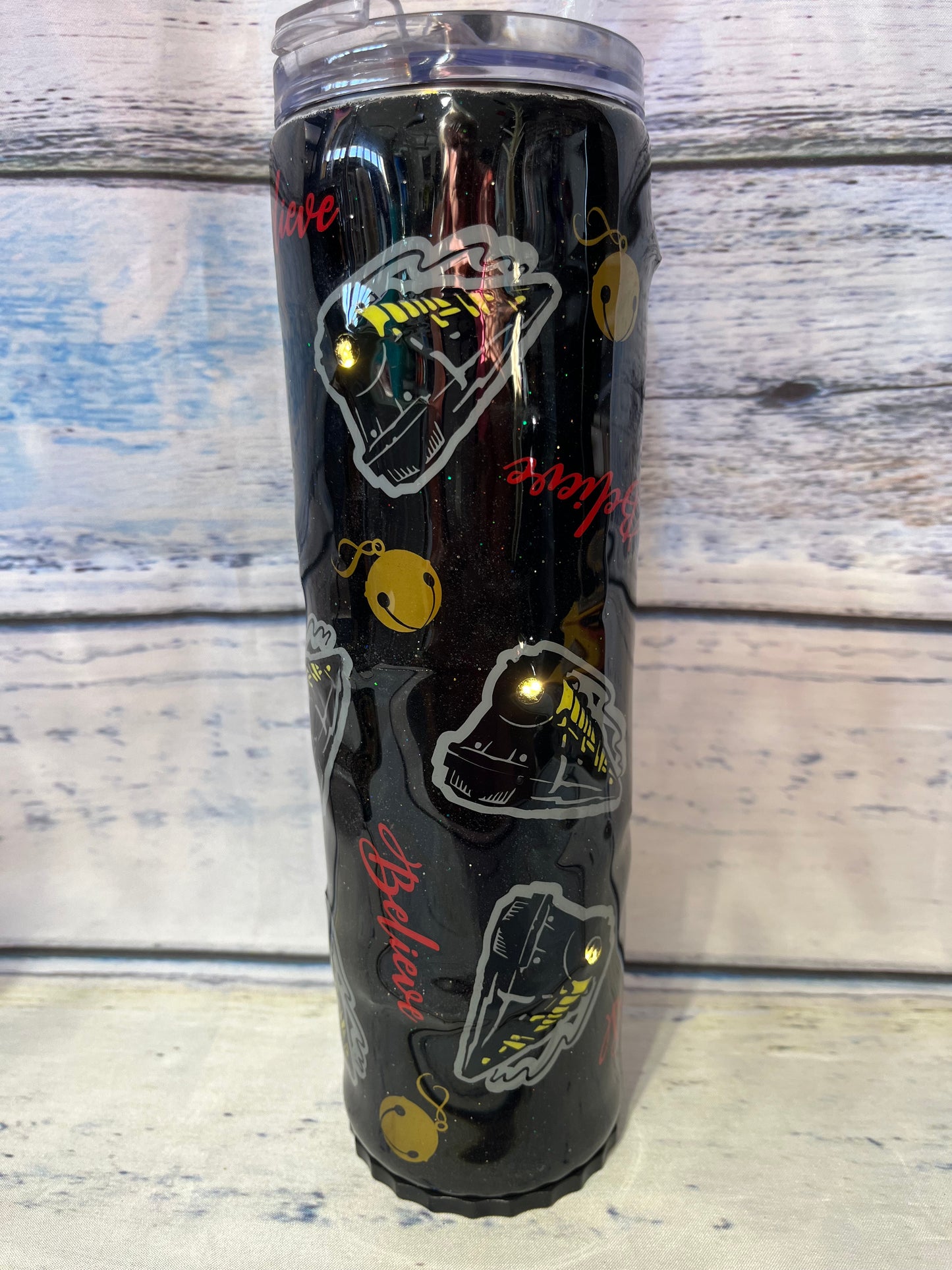 Light up Christmas epoxy tumblers