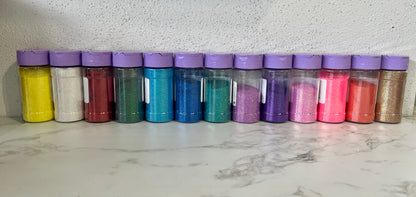 Flocktails glitter epoxy tumbler