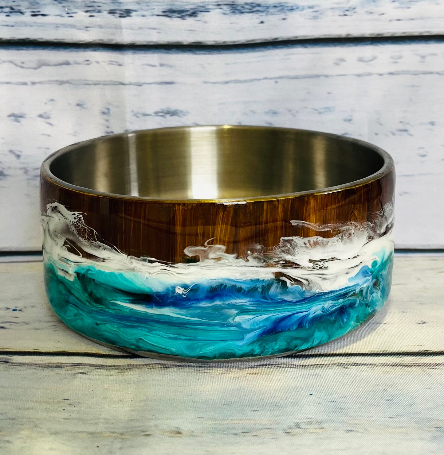 64 oz dog bowl ship wrecked ocean