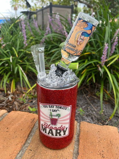 Bloody Mary topper epoxy tumbler