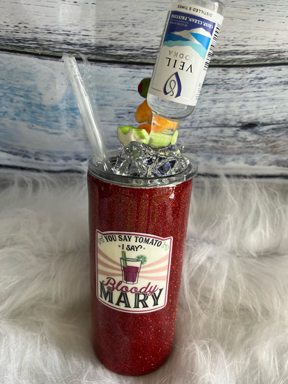 Bloody Mary topper epoxy tumbler