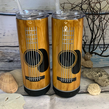 acoustic guitar epoxy tumbler