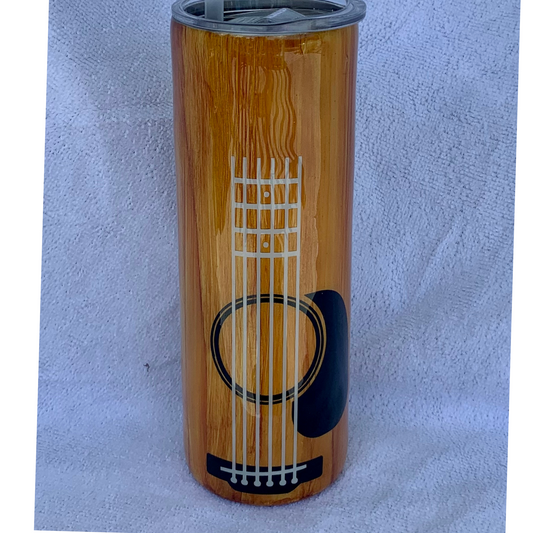 acoustic guitar epoxy tumbler