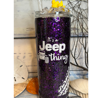 It's a Jeep thing ducks epoxy tumbler