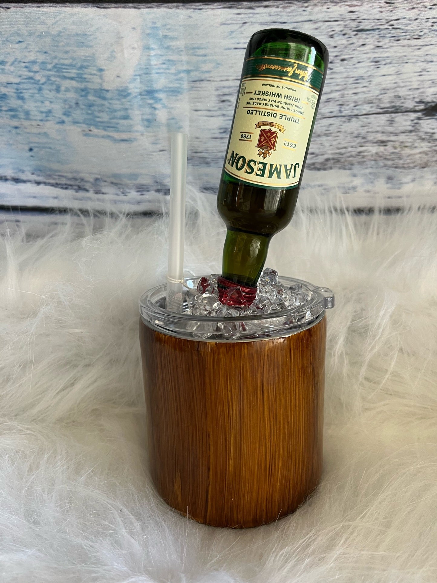 Jameson Whiskey topper epoxy tumbler