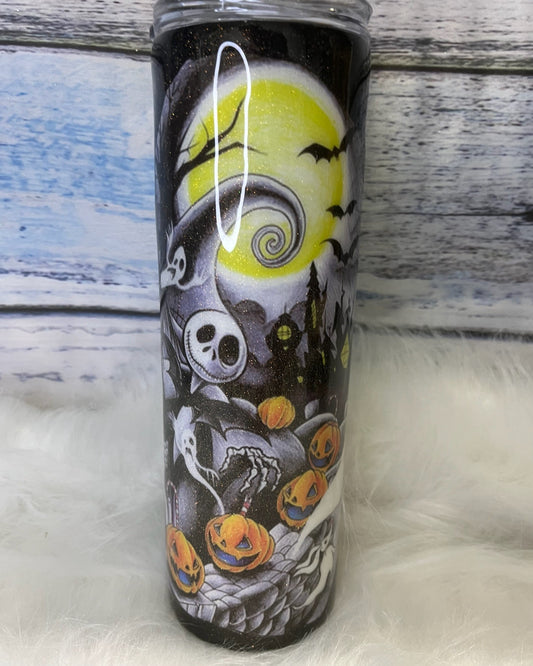 Nightmare before Christmas epoxy tumbler