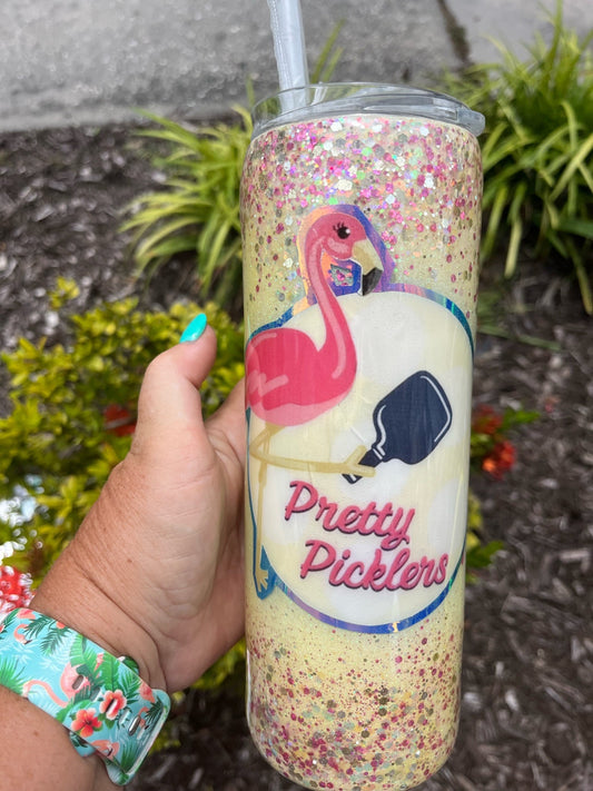 Pretty Picklers epoxy tumbler