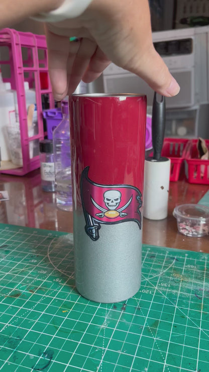 sports team epoxy tumbler