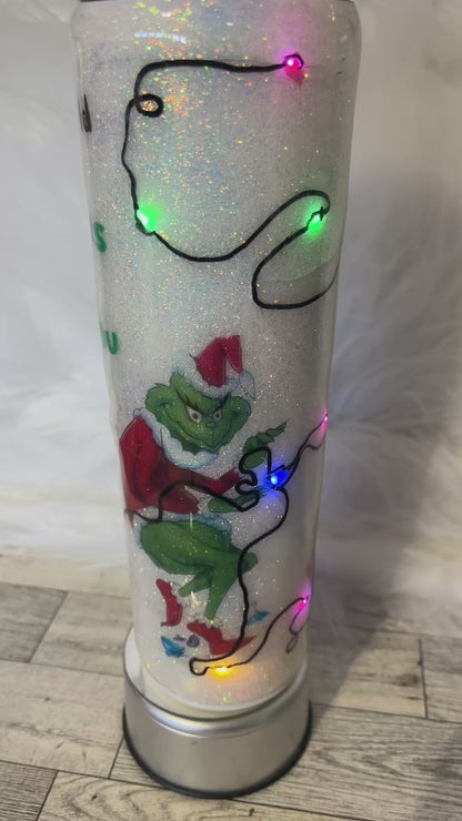 Light up Christmas epoxy tumblers