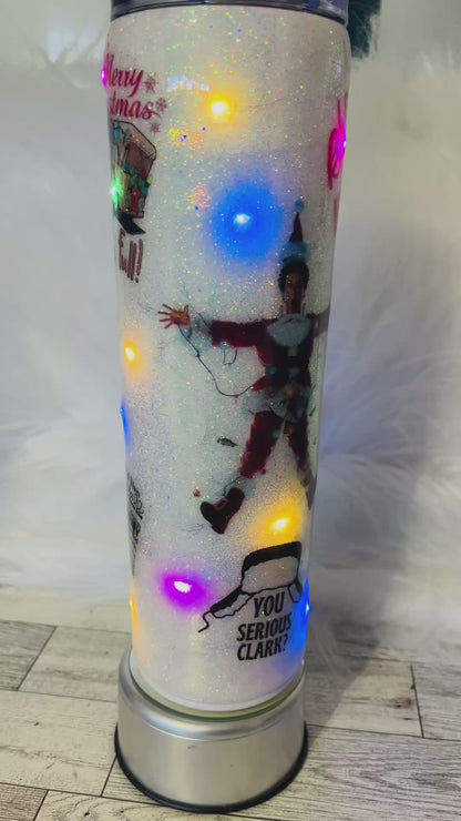 Light up Christmas epoxy tumblers