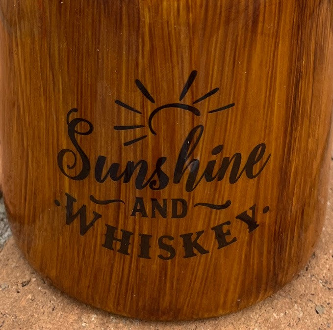 Crown Royal whiskey topper epoxy tumbler